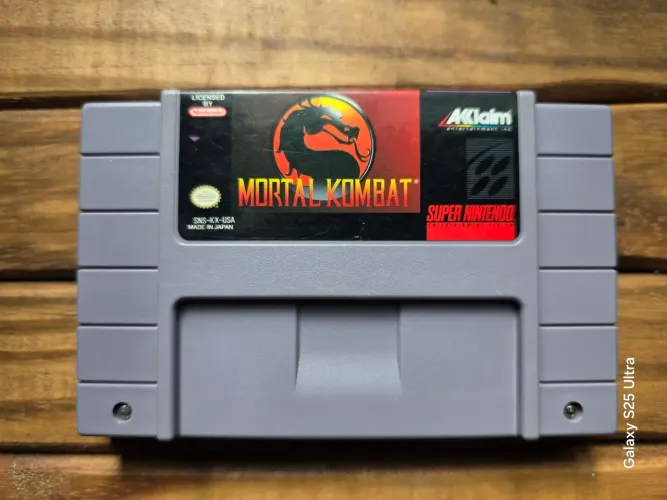 Cartucho Mortal Kombat 1 Original - Super Nintendo (SNES)