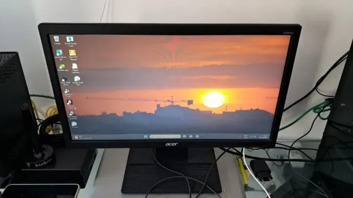 Monitor acer 19,5 led widescreen hdmi preto. v206hqlhdmi