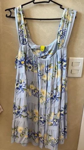 Vestido Farm Orquídea azul PP