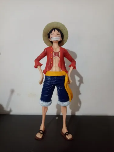 Action Figure Luffy One Piece Grande - 26cm (Com Rosto Extra)