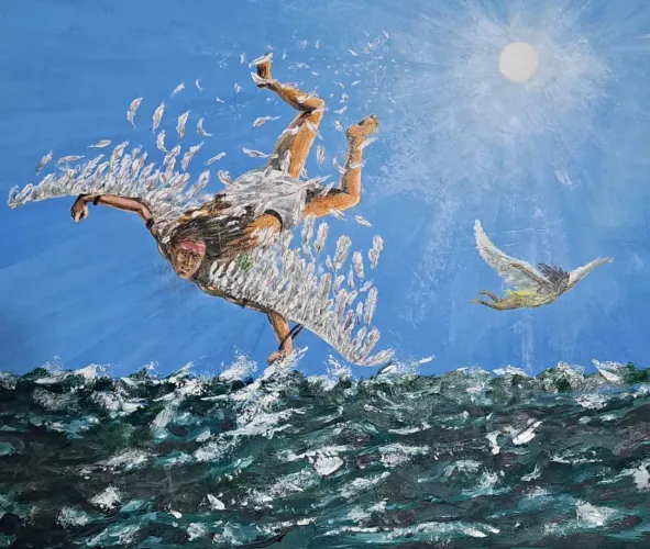 Pintura artística ÍCARO