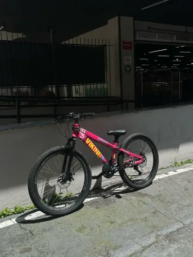 Bicicleta Viking Rosa - Tuff 25