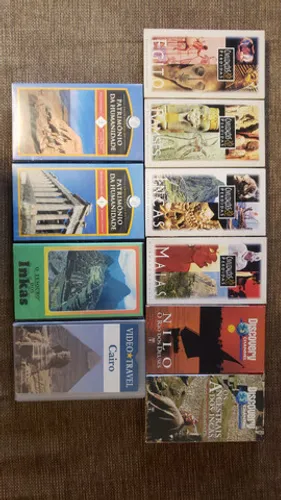 Coleção de Fitas VHS Grandes Civilizações do Passado