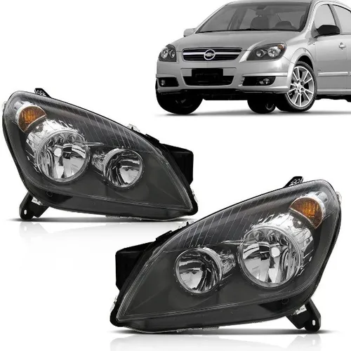 Farol vectra foco duplo mascara negra 2006/ 2009
