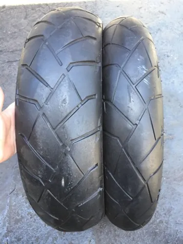 Pneu dunlop cb500 nova tras 160/60-17 dian 120/70-17 original usado 
