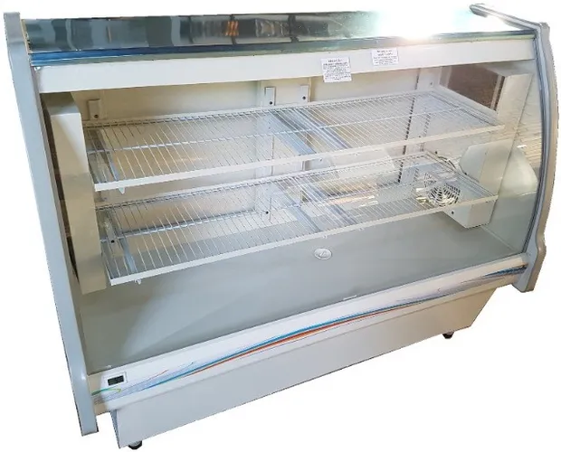 Balcão vitrine refrigerada confeitaria 1,5m serpentina