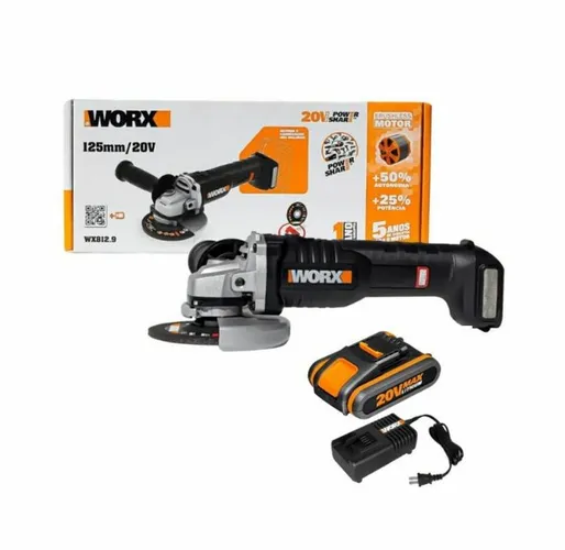 Lixadeira a bateria worx com 2 bateria 20v