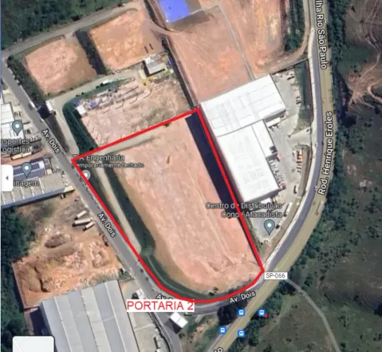 Condomínio Industrial Eldorado em São José dos Campos terreno plano com 20.000 m2