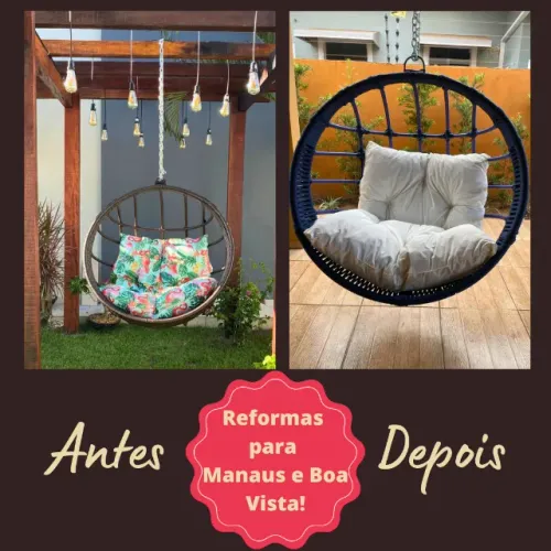 Balanço Ninho em Corda Náutica