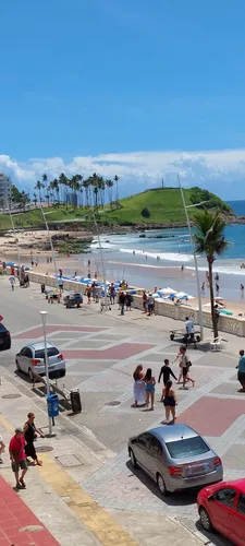 Barra Flat 1/4 Sala - Vista total mar! A melhor localizacão de Salvador.