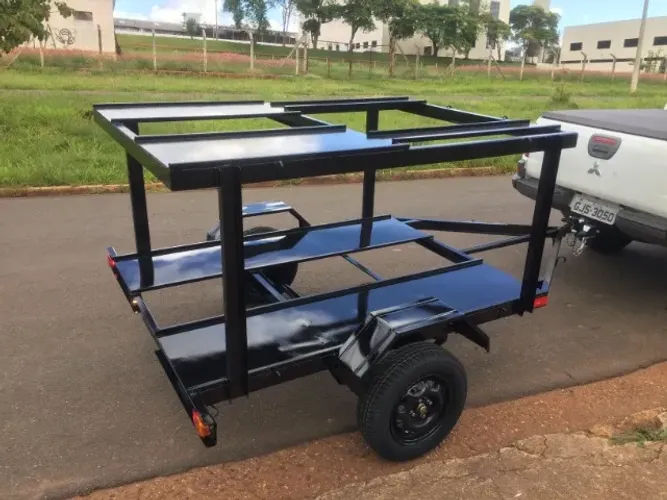 Carreta para 2 kart sem bau .. direto da Fabrica