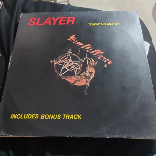 Somente a capa Slayer Show no mercy bootleg anos 80