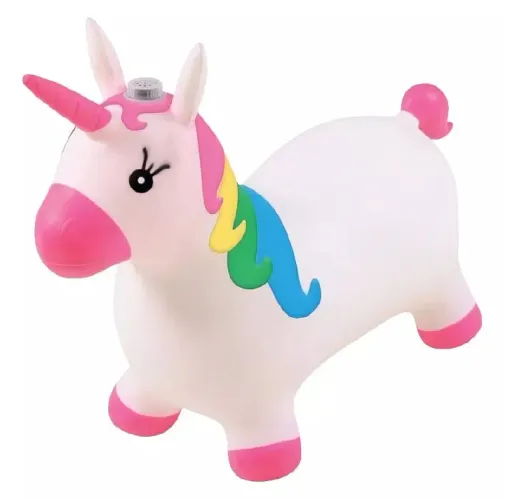 Cavalo de Brinquedo Inflável Unicórnio para Crianças