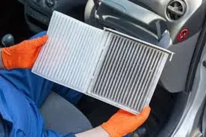 Filtro de pólen pra carros. Higienização