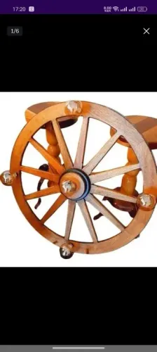 lustre 90cm madeira Maciça 