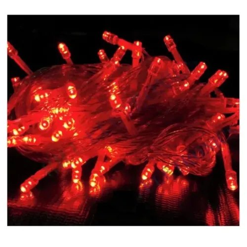 Pisca Led 100lamp Vermelho 8m 110v Ail001v