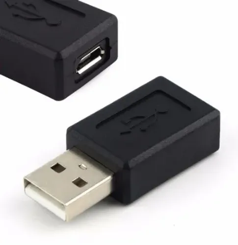  Adaptador Emenda Micro Usb Femea Usb Macho wpp:43. *