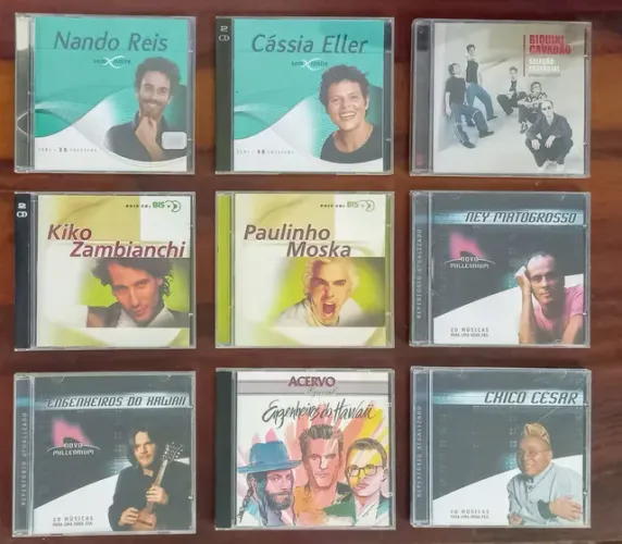 CDs coletâneas selecionadas Rock Nacional MPB