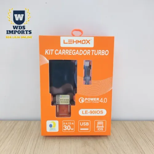 Carregador Celular com cabo Lingthning IOS 30W 