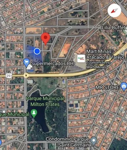 Loteamento Green Park (ao lado do Supermercado BH e Mart Minas)