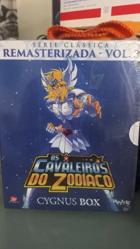 2 BOX BLU-RAY OS CAVALEIROS DO ZODÍACO VOL 1. & 2 