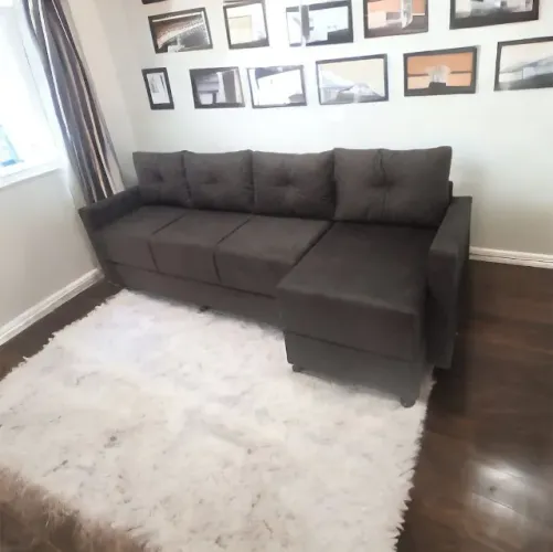 4 LUGARES 3 CAMAS Sofá Cama RUBI, Moderno e barato, Varias Cores Novos