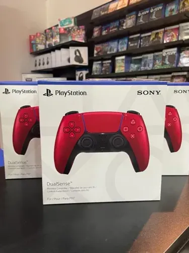 Controle Dual Sense Volcanic Red - Lançamento - Infinity Eletronics e Games