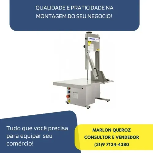 Serra Fita Beccaro de Mesa Inox Bivolt
