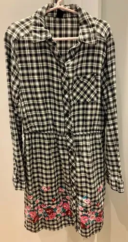 Vestido xadrez infantil tamanho 10