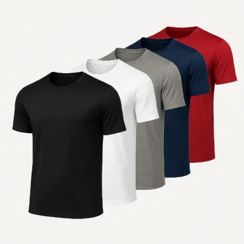 4 Camisetas Unissex Helanca Dry Fit Uv Respirável Liso