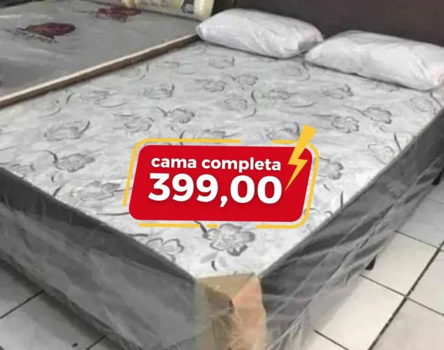 Cama box casal, frete grátis