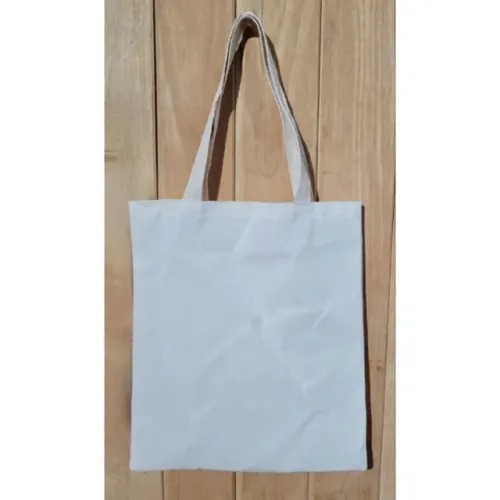 Ecobags - sacolas ecológicas 30x35 100% de algodão cru Lisa sem personalização