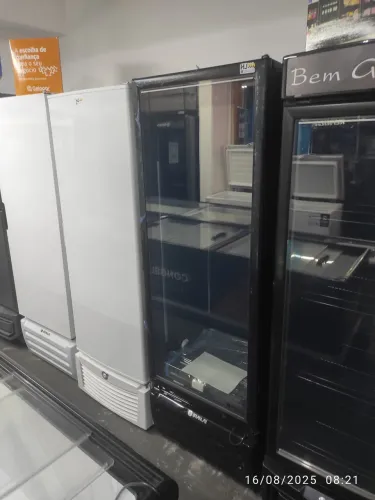 Freezer expositor congelados vertical porta de vidro com aquecimento 