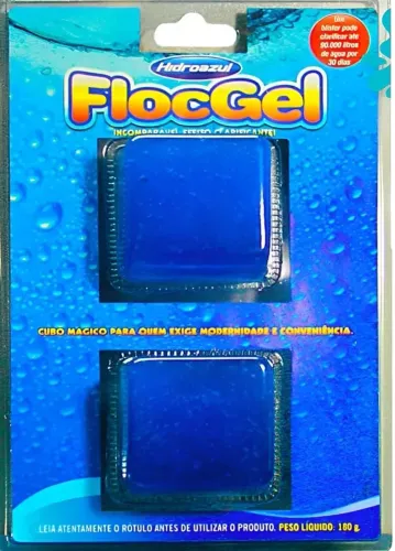 Floc Gel Clarificante Máxima Decantação Piscina Cristalina