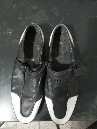 Sapatênis preto e branco