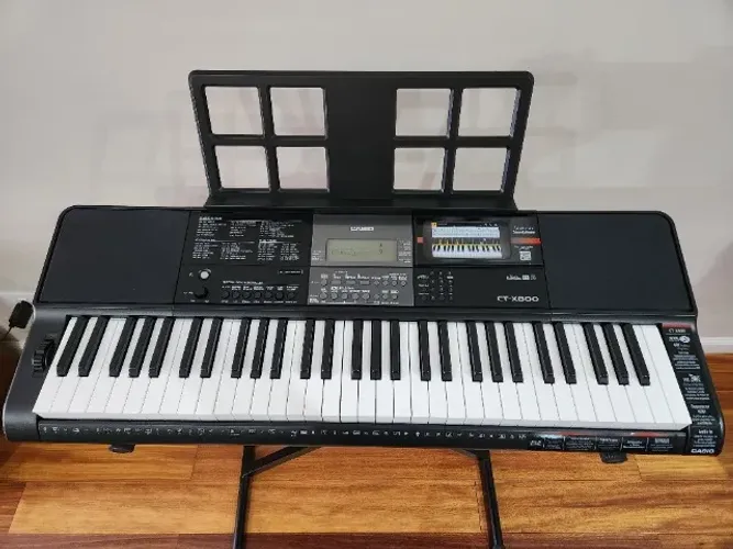 Kit Teclado Casio Ct-x800+fonte+bag+suporte'x'+pedal Sustain