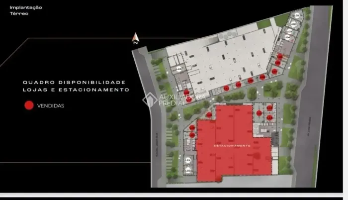 Estacionamento à venda na Azenha -