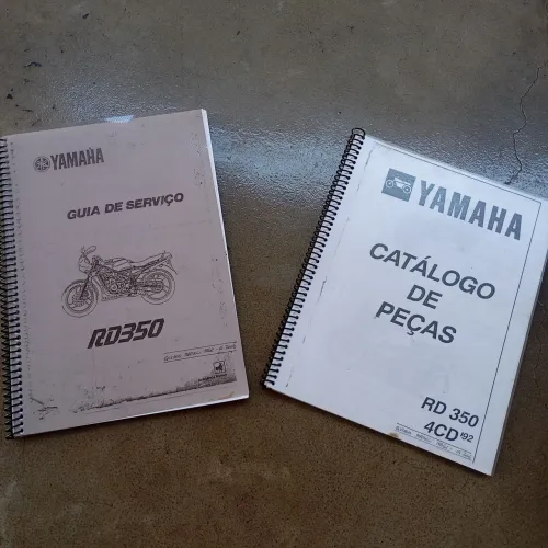 RD 350 Yamaha - Manual Guia de serviço e Catálogo de peças 