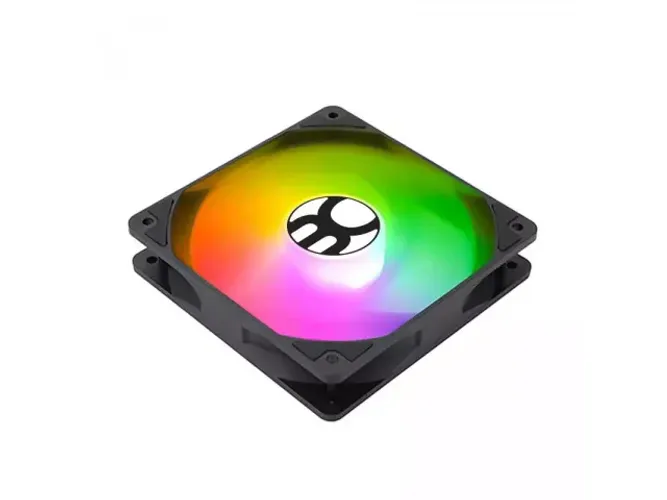 Fan Led Colorido RGB Rainbow para Gabinete 12cm 120mm Novo Loja Coimbra