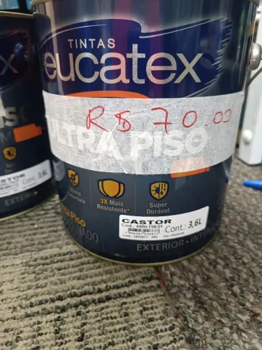 Tinta Piso Eucatex Premium 3,6 litros 