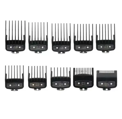 Kit de pentes para máquina de cortar cabelo - Novo