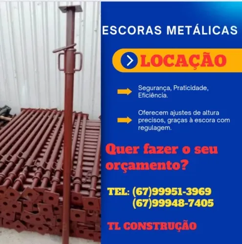 Locação de Escora Metálica 