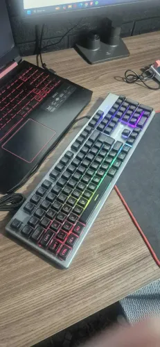 Teclado Gamer RGB Fortrek Ranger Rainbown