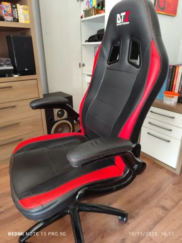 CADEIRA Gamer DT3 Sports GTI Red - Modelo: 10398-1 - Pouco uso