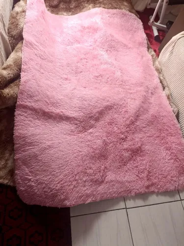 R$119.99 Tapete novo Rosa bebê tapete 2x1,40 taoete felpudo peludo