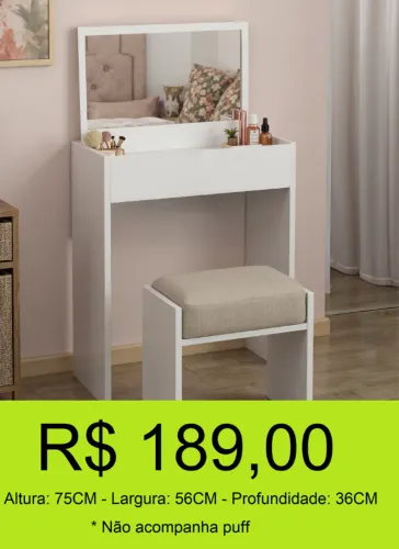 Penteadeira a pronta entrega - Ultimas unidades