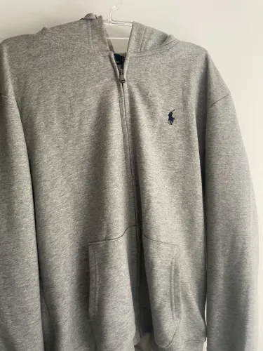 moletom ralph lauren cinza