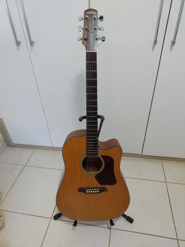 Violão Acústico Walden D550 CE tampo sólido 