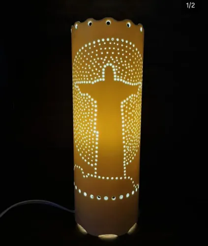 Luminária Abajur Cristo