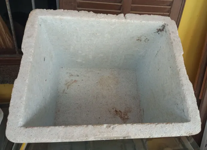 CAIXA DE ISOPOR 